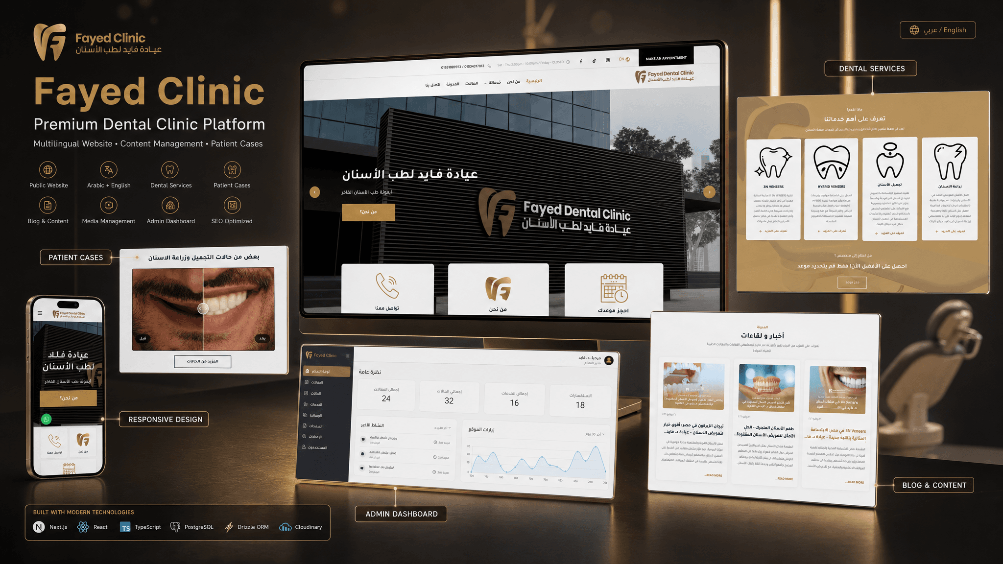 Fayed Clinic (Landing Page & CMS) cover