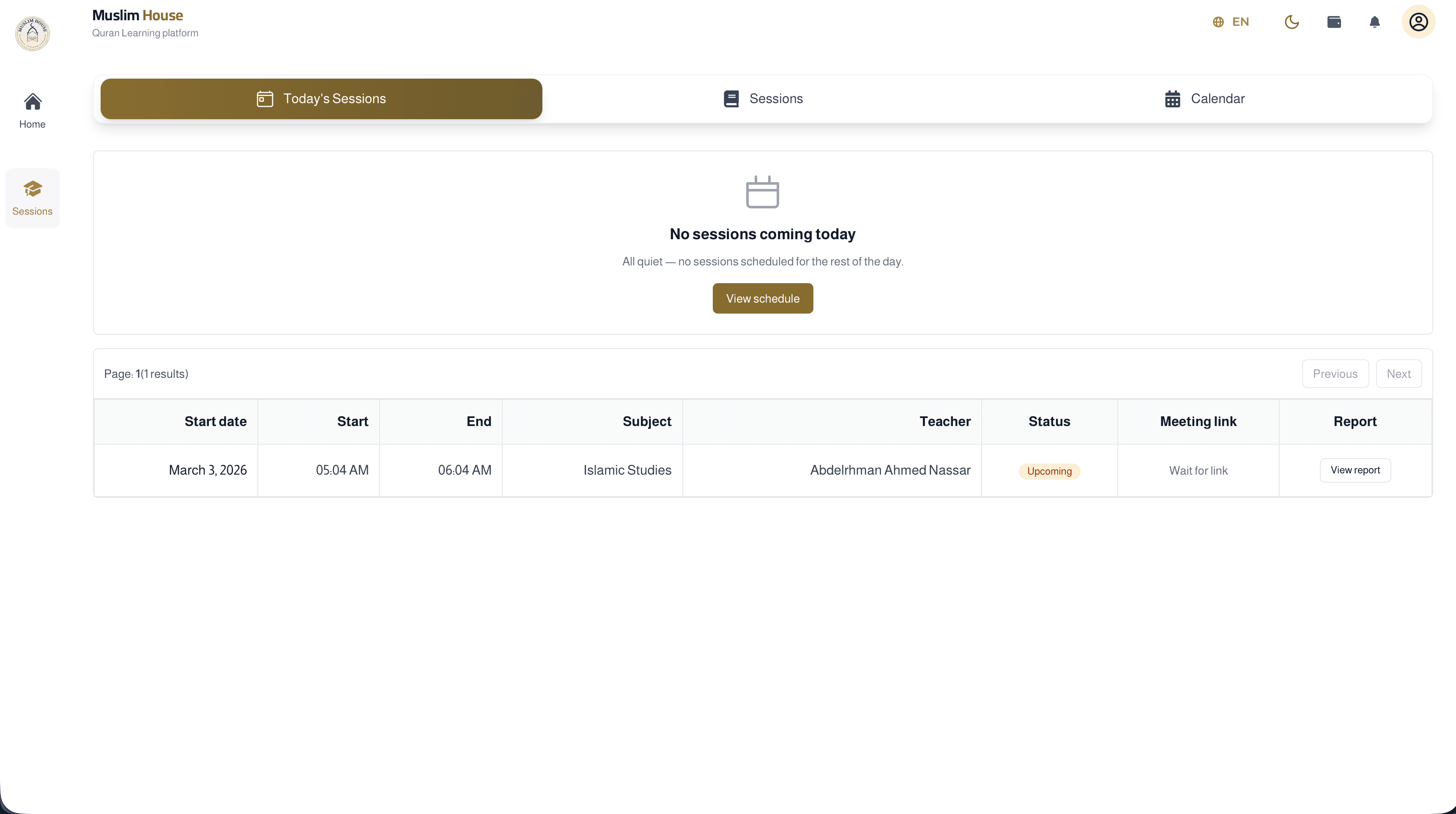 Student Dashboard